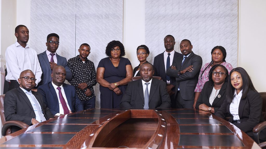 The team at Malambo & Co. Advocates in the firm's boardroom